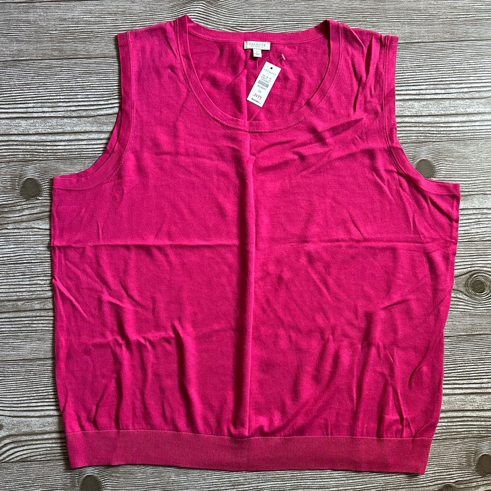NWT Talbots Sweater Vest size 3X